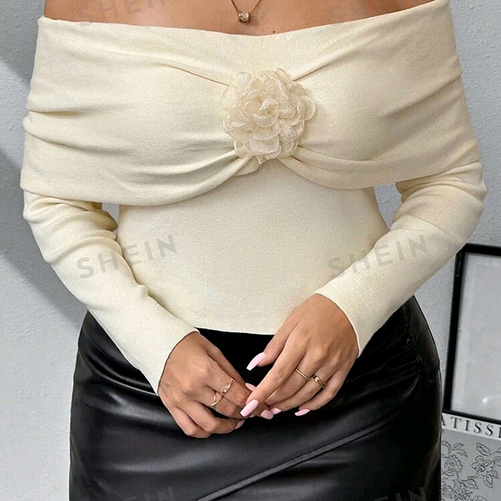 SHEIN Privé Plus Size Elegant Commuter Chic Afternoon Tea Ins Date Night…